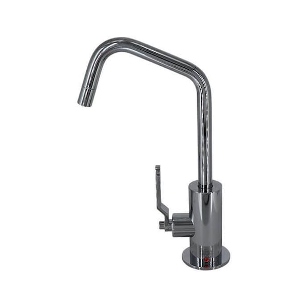 Mountain Plumbing Hot Water Faucet, Round Body and Industrial Lever (120 Deg) in Matte Black MT1820-NLIH/MB - main