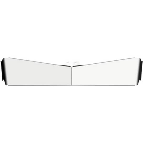 Ilc Replacement For Kenworth W900B Year 2006 13In Stainless Stl Forward Bowtie Visor Blind Mount WZ-EQ3K-Y - main