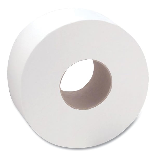 Sofidel Heavenly Choice 1-Ply Jumbo Bathroom Tissue, Septic Safe, White, 3.4in x 2,000 ft, 12PK 410049/13600 - main