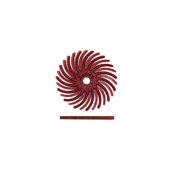 Dedeco SUNBURST 9/16'' TC DISCS RED 220 GRIT (A/O), 48PK 3746 - main