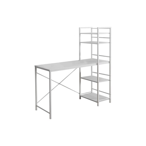 Homeroots 47" White Computer Desk 333398 - main