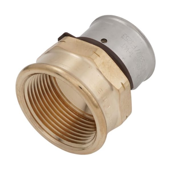 Viega PureFlow Press adapter P 1.25 FPT 1.25 bronze 91570 - main