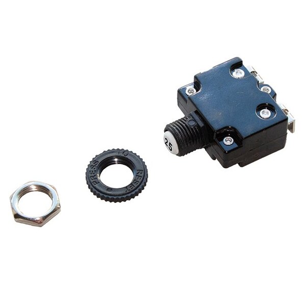 Optifuse Circuit Breaker, CBW57 Series, 30A, 250V AC, 1kA at 250V AC, 300A at 50V DC CBW57-PB-25A-5X - main