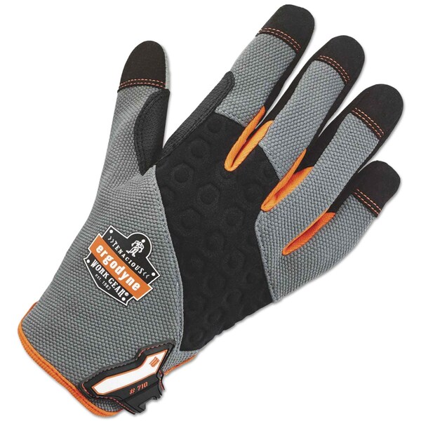Ergodyne ProFlex 710 Heavy-Duty Utility Gloves, Medium, Gray, 1 Pair 17043 - main
