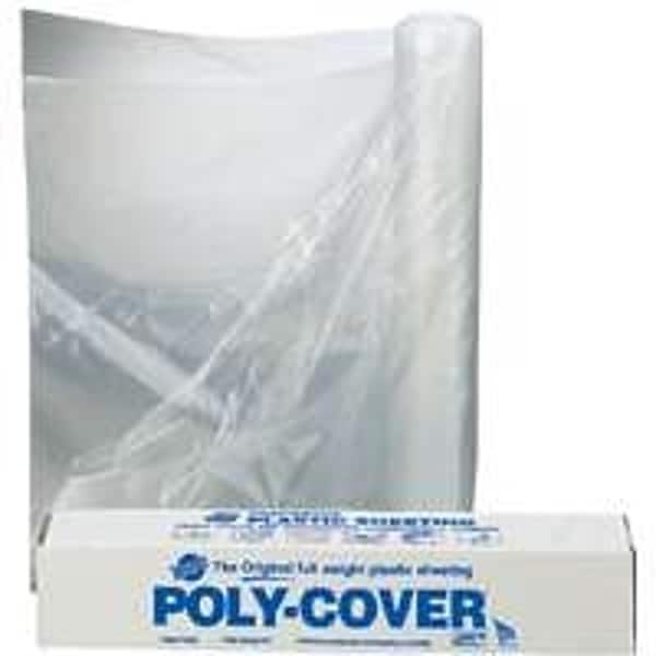 Warp Brothers Warp's 4LX8C Waterproof Poly Film, 50 ft L, 8 ft W, 4 mil Thick, Clear 4LX8C - main