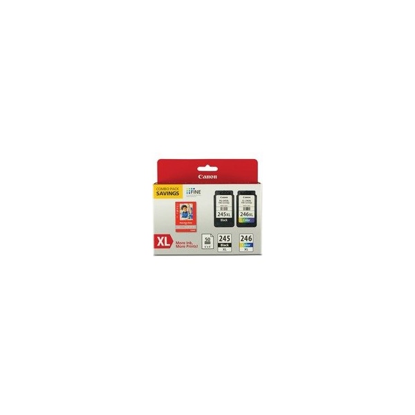 Canon PG-245 / CL-246 Original Extra Large Yield Inkjet Ink Cartridge - Combo Pack - Multicolor - Inkjet PG245XLCL246 - main