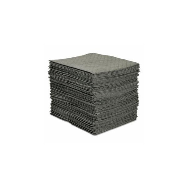 Brady Spc MRO Plus, Absorbent, Absorbs 26 gal, 15 in W x 19 in L, Heavy Weight, Perforated, 3-Ply, Pad, 100PK 655-MRO100 - main