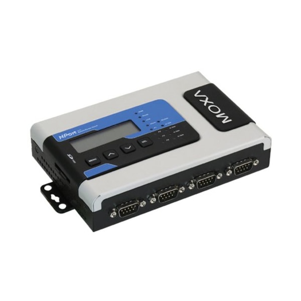 Moxa 4Ports Rs-232/422/485 Secure Device Server, 12-48V, W/ Adapter NPort 6450 - main
