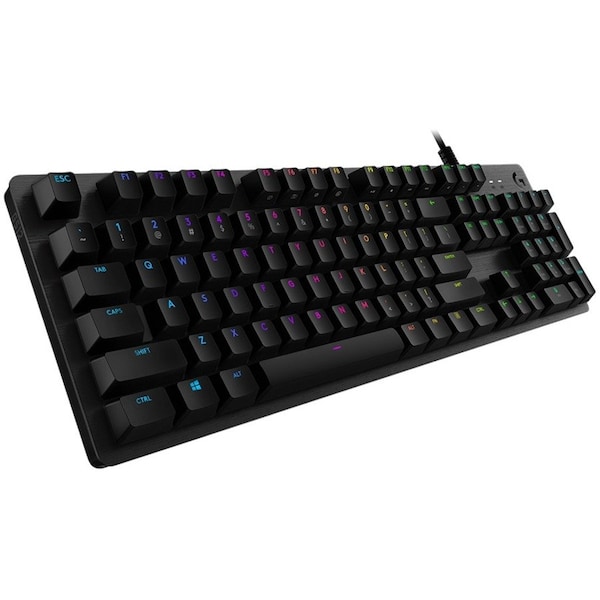 Logitech G512 RGB Mechanical Gaming Keyboard, GX Blue, USB Passthrough 920008936 - main