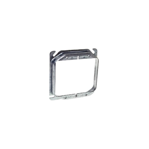 Raco Outlet Box Cover, Double, Square, 1/4-In. Rise, 4-In. 8777-0 - main