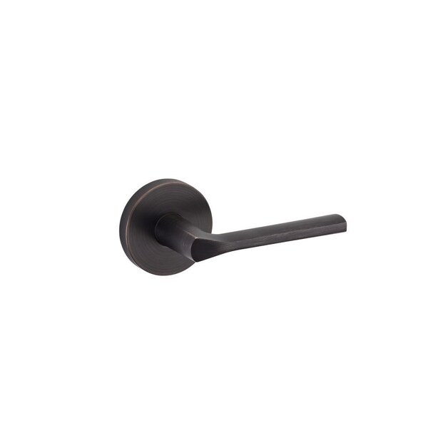 Kwikset Lisbon Lever with Round Rose Interior Single Cylinder Handleset Trim for Both 800 and 687 966LSLRDT-11P.UNIV - main