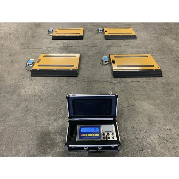 Prime Systems Prime Scale Wireless Portable Weigh Pads 16x24x2 System 100000lb x20lb(4) PS-928-W-10 - main