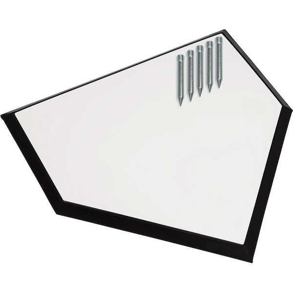 Champion Sports Home Plate, 12 lb., Rubber 85 - main