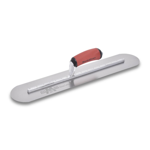 Marshalltown Fully Rounded Finishing Trowel, Concrete Finishing Trowel, High Carbon Steel, 18 x 4 inch Trowel MXS81FRD - main