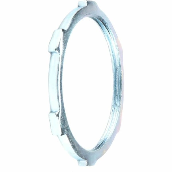 Dottie Conduit Fitting Locknut, 6 in, Threaded, Steel, Zinc Plated LN600 - main