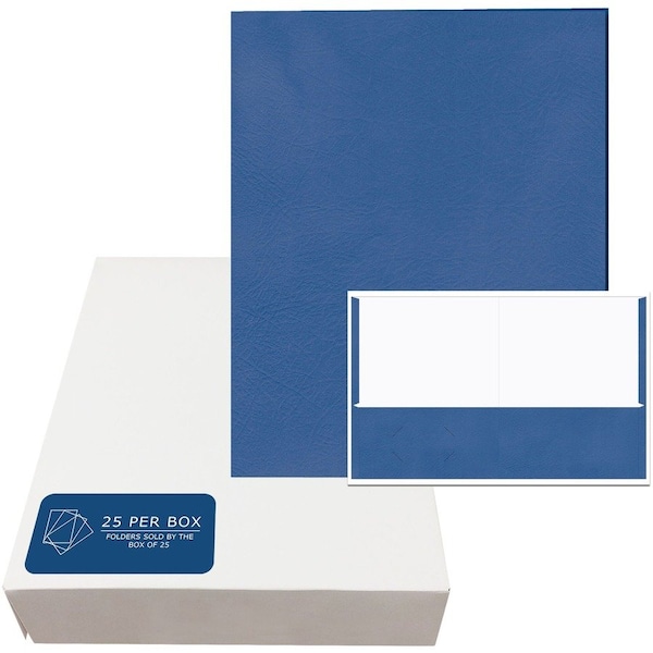 Roaring Spring Paper Products Embossed Pocket Folder, 25PK 50116 - main