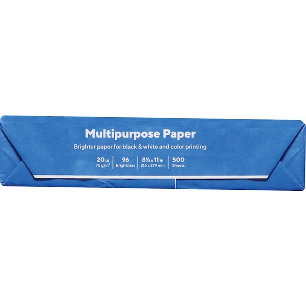 Tru Red 8-1/2'' x 11'' 20 Lb. White Copier Paper 500 Sheets TR56961 - main