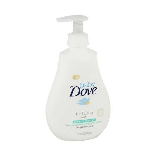 Baby Dove Tip To Toe Sensitive Moisture Body Wash, 13 Ounce, 4PK 63853 - main