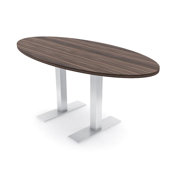 Skutchi Designs 4 Person Conference Table With Power Unit | 6' Oval Table | Harmony Series HAR-OVL-36X72-T-H3041-NA - main