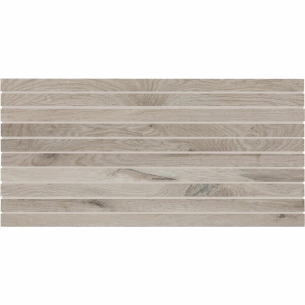 Daltile Acreage 1in. x 24in. Porcelain Wood Look Stacked Mosaic Tile 7.56 SQFT/Carton, 4PK AC12STK124MSMT - main