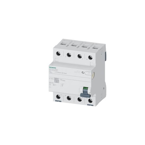 Siemens Residual current operated circuit breaker 4-pole 5SV3344-3KK60 - main