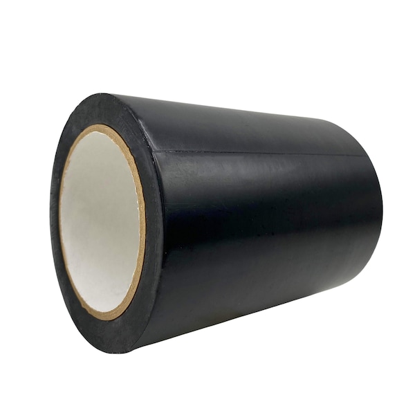 Wod Tape PVC, Black, 6 inch W., 36 yards L., 5 mil Thickness, 8 PK WOD VTC365-06000-8-36-BLA - main