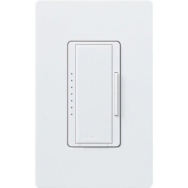 Lutron Dimmer, Maestro, CFL/LED, Light Almond MACL-153M-LA - main