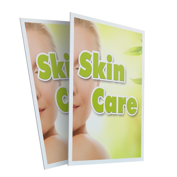 Signmission Skin Care, Plastic Signs Only 24 Inch x 36 Inch, Corrugated Plastic, 2PK CSB-2436-2PACK-Skin Care - main