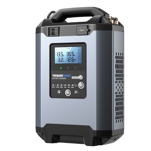 Topdon Tornado90000 - 90A Stable Power Supply & Smart Charger 12V/24V TD52130061 - main