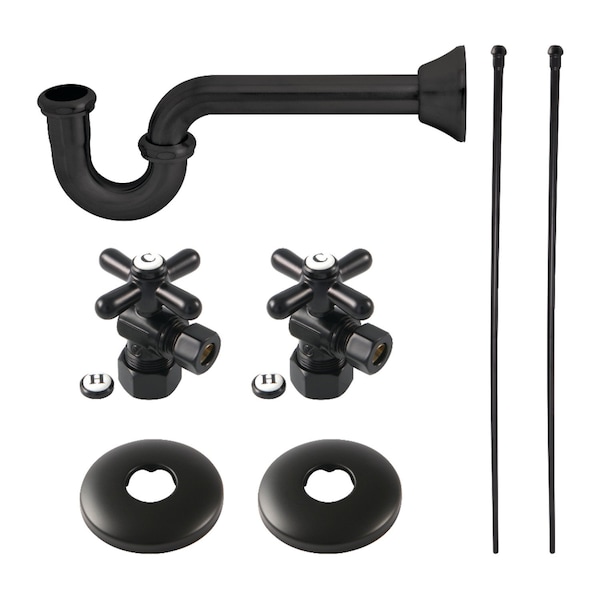 Kingston Brass Plumbing Supply Kit Combo, Matte Black KPK300 - main