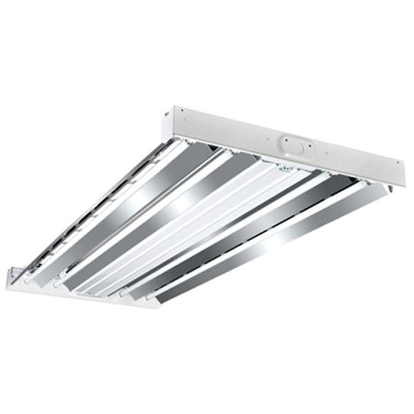 Supershine HBL432RT2 4 ft. 4 Lamp T8 Commercial High Bay Fluorescent Fixture SU137671 - main