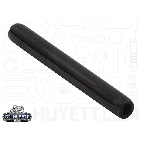Huyett Coiled Spring Pin, Standard Duty, High Carbon Steel, 3 mm Dia x 28 mm Length SPCM-030-028 - main