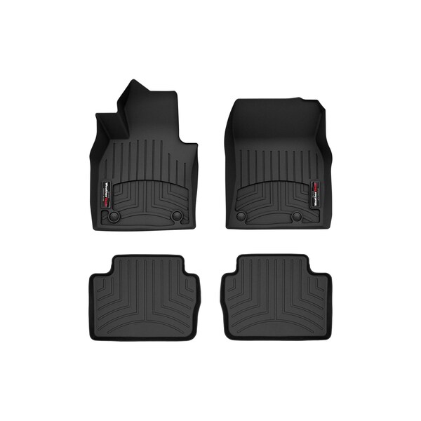 Weathertech Black, Front and Rear Floorliners 4417391-4415362 - main