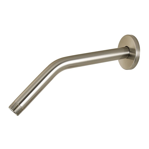 Kingston Brass 10" Shower Arm with Round Flange, Brushed Nickel K162R8 - main