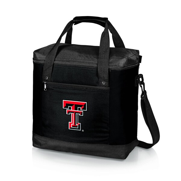 Picnic Time Family Of Brands NCAA Texas Tech Red Raiders Montero Tote Cooler Bag - Soft Cooler Bag - Picnic Tote, Black 604-00-179-574-0 - main
