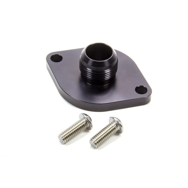 Meziere WN0916S 16 AN Male Water Neck with O-Ring - Black MEZWN0916S - main