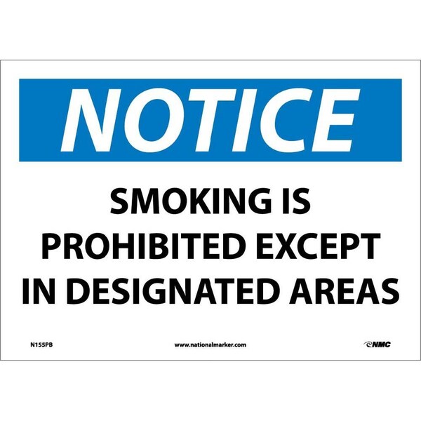 Nmc Notice Smoking Is Prohibited Sign, N155PB N155PB - main