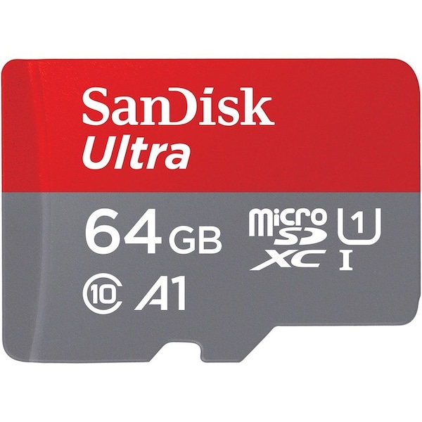 Sandisk Ultra 64 GB Class 10/UHS-I (U1) microSDXC - 1 Pack - 120 MB/s Read SDSQUA4-064G-AN6IA - main