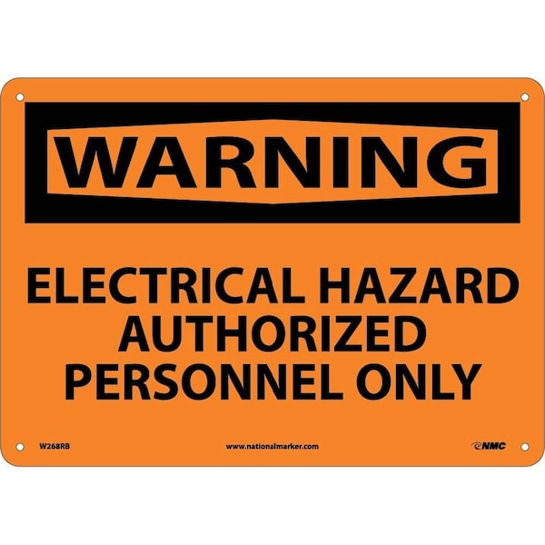 Nmc Warning Electrical Hazard Sign, W268RB W268RB - main