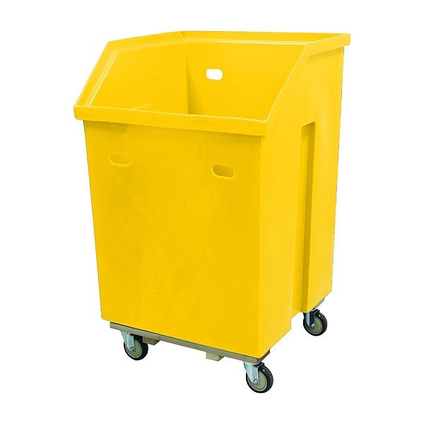 Royal Basket Trucks Linen Cart, 29" L, Yellow G11-YLX-LCA-4UNN - main