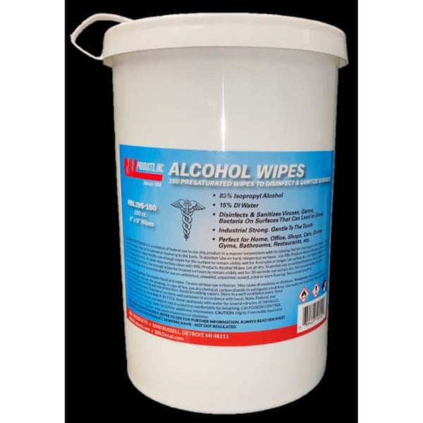 Absorbents Midwest Refill Pre-Saturated Alcohol Wipes, 6PK AWCSAT90106 - main