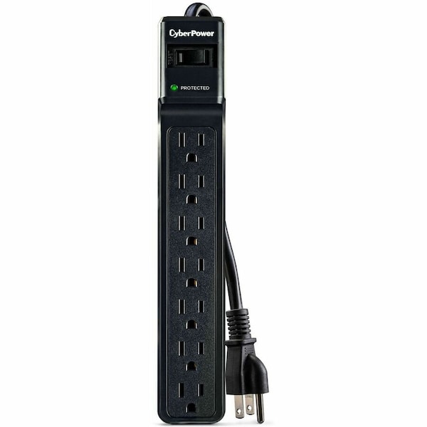 Cyberpower OutletStrip, Black, 10-7/8in, 7Outlets CSB706 - main