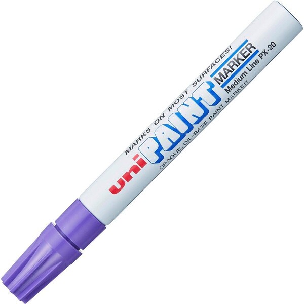 Uni-Ball UniPaint PX20 OilBased Medium Point Marker, Purple UBC63606 - main