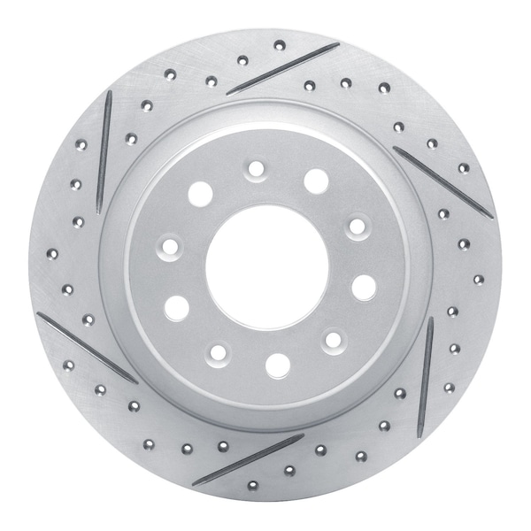 Dynamic Friction Co DFC Geoperformance Rotor - Drilled and Slotted 830-47075L - main