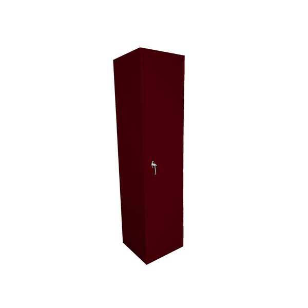 Steel Cabinets Usa Utility Storage Cabinet, 72 in H, 18 in W, 18 in D, Wine Red, 4 Shelves FS-18-WR - main