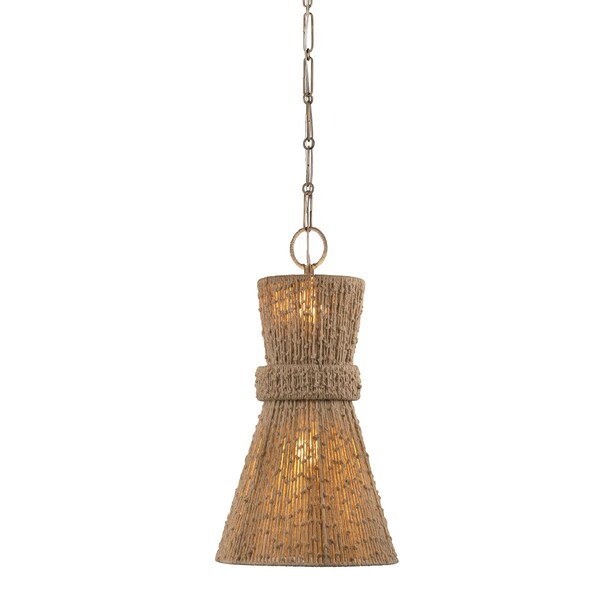 Troy Lighting Raphael 2 Light Pendant, Patina Brass, 14 In x 25.5 In F4914-PBR - main