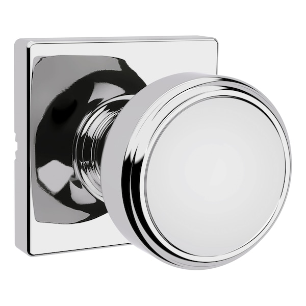 Kwikset Residential Door Knobs Passage Reversible Bright Chrome 200MNKSQT-26 - main