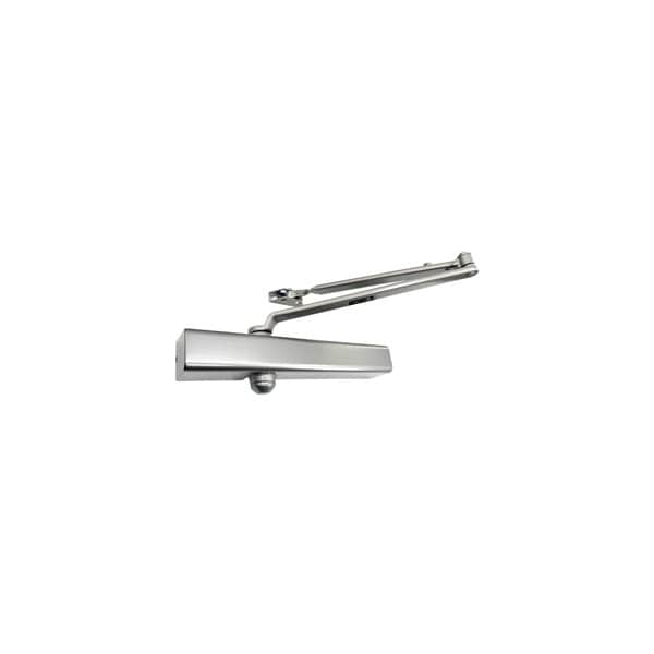Schlage Lock Co Medium Duty Closer Slim Cover, Adjustable 1-6, RW/ Regular Parallel Arm, Powder Coated Aluminum DCM1000.STD.SLIM.RW/PA.ALUM - main