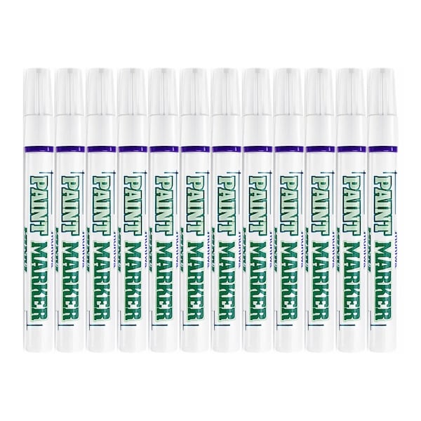 Hyw Products Oil-based Xylene-Free Purple Permanent Paint Markers 12-Pack, 12PK 91000009-2-XF - main