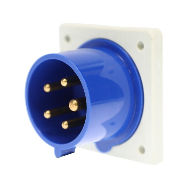 Walther-Werke Pin and Sleeve Inlet, 20A, 230/3øY 120/208, 3 Phase, 3 Pole, NEMA Not Rated 615509 - main
